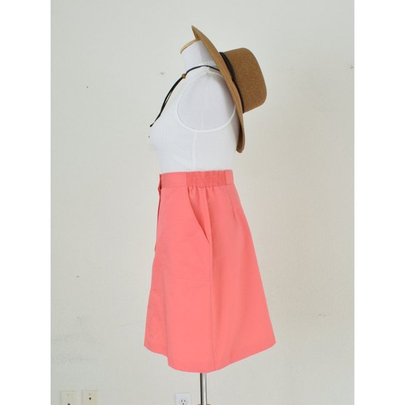 Vintage 90s‎ Salmon High Waisted Skirt size 12 | 28-30 waist - Picture 2 of 10